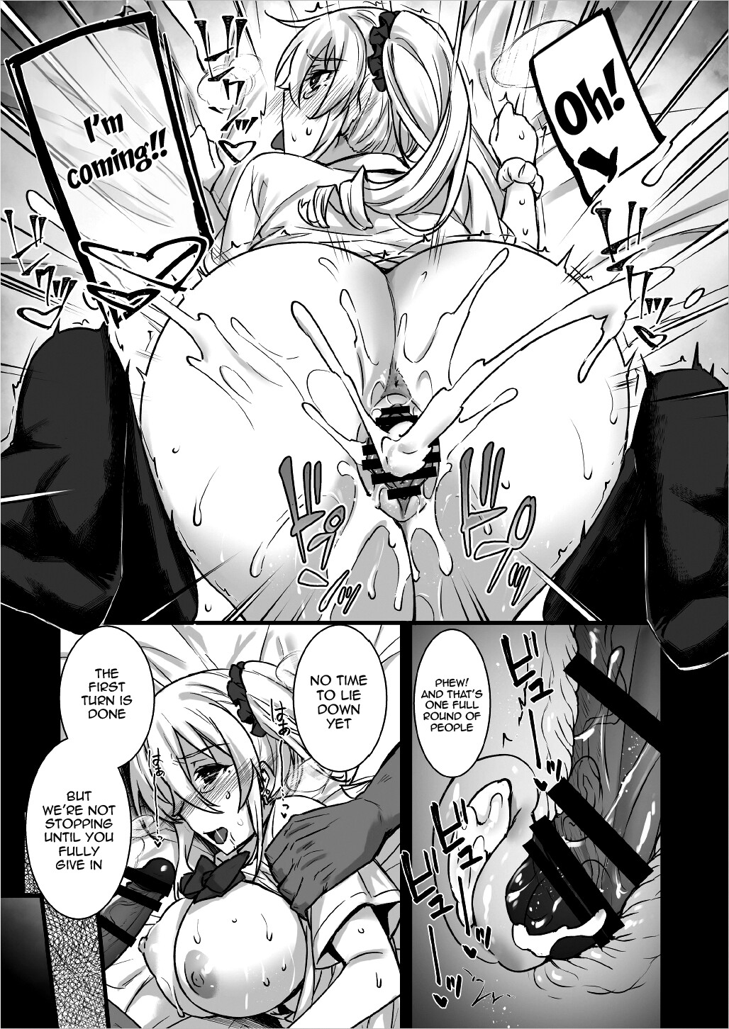 Hentai Manga Comic-Rental Breeding Old Men 4 ~Gang Banging A Gal As Punishment For Blackmailing Through Sugar Daddy Services~-Read-34